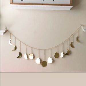 Gold Moon Phase Wall Hanging